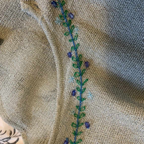 Vintage beaded cardigan - Picture 3 of 4